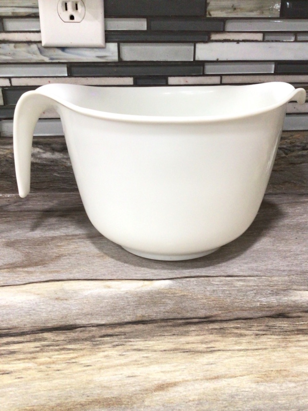 Vintage 80s Rubbermaid Grip & Mix Batter Bowl 3 Qt 12 Cup #2663 Measuring Bowl.